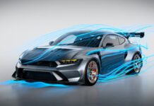Ford muestra un Mustang GTD con una suspensión de última generación como joyería de carreras